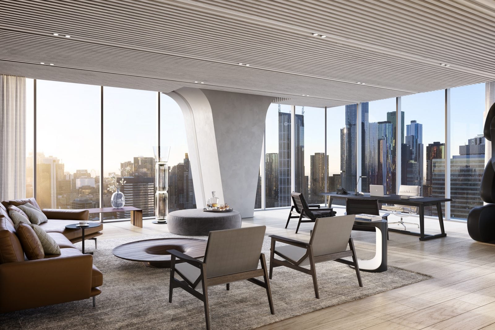 Artist’s impression – Custom Executive Office Interior