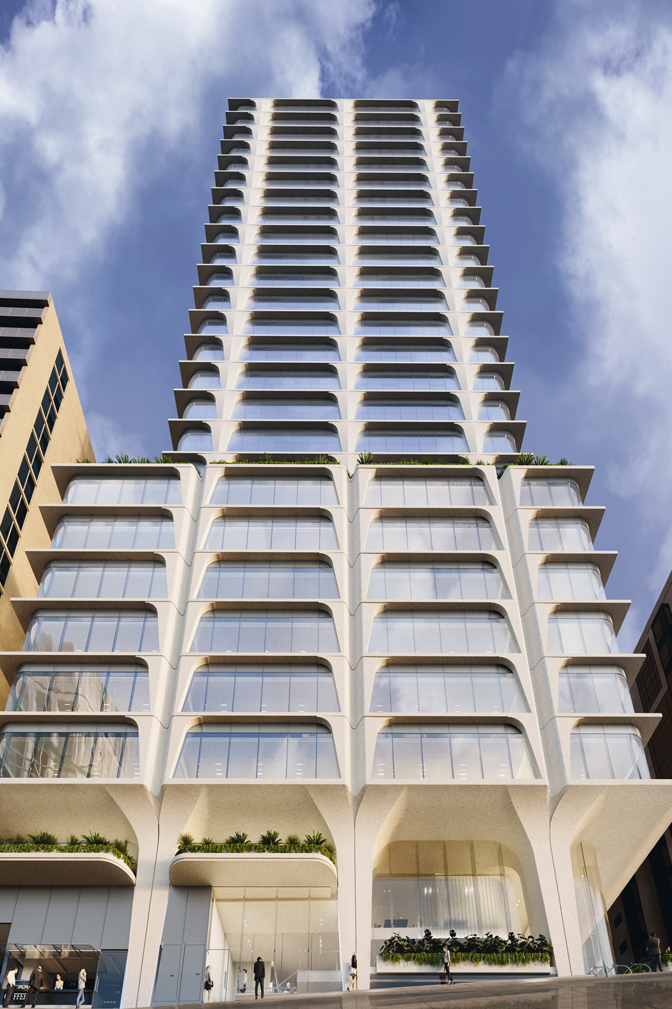 Artist’s impression – Building Façade, Coromandel Place