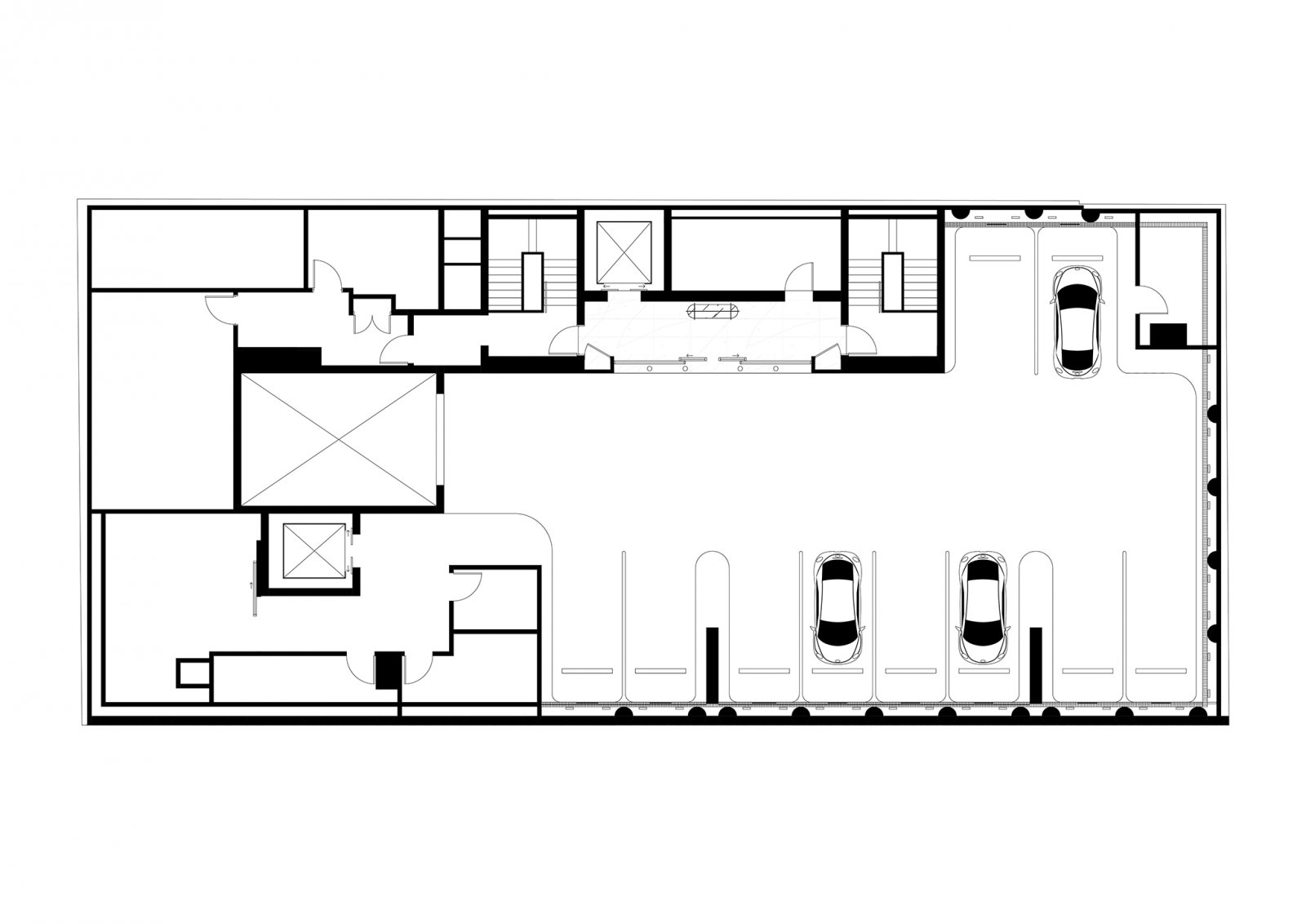 Basement 3, Carpark with electric vehicle charging stations