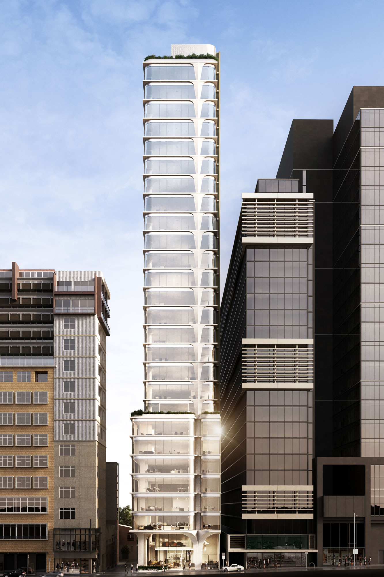 Artist’s impression – Building Façade, Little Collins Street 