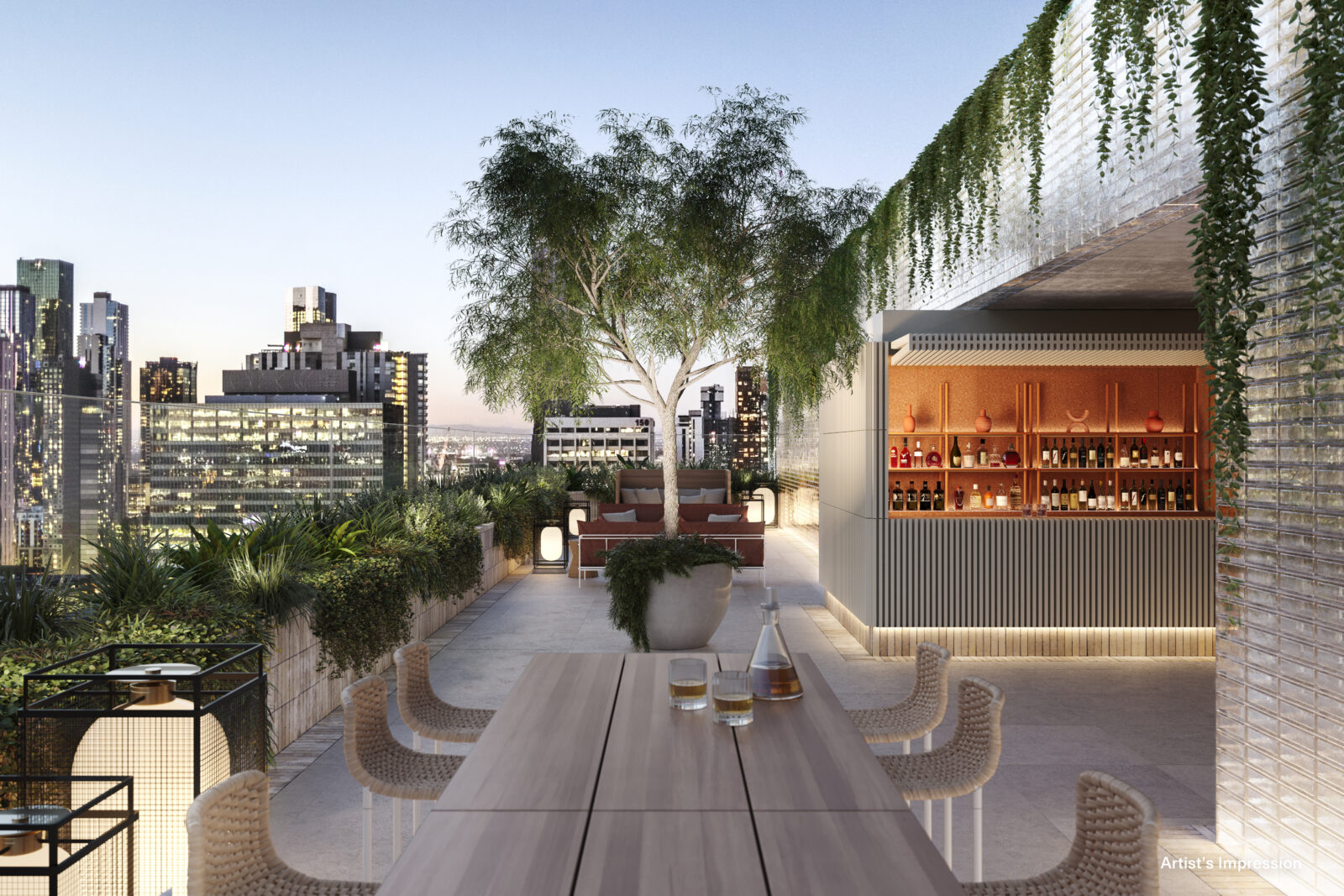 Artist’s impression – Rooftop